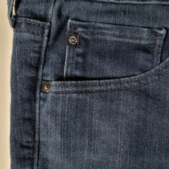 AG Adriano Goldschmied  The Stevie Mid rise Slim Straight Leg Size 32R - Picture 8 of 12